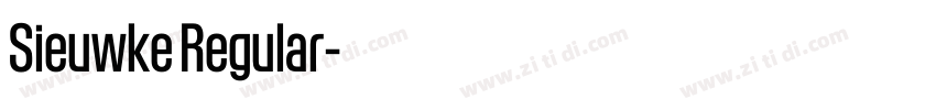 Sieuwke Regular字体转换